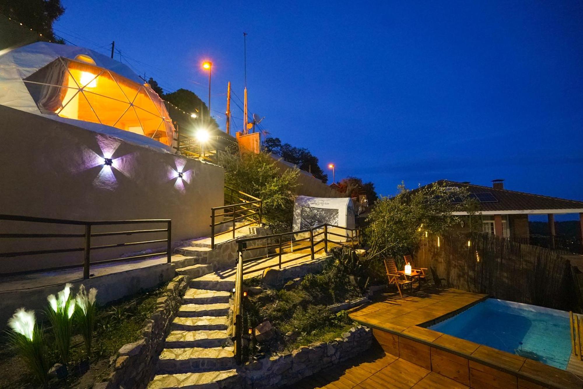 Aaa View Private Terrace Outdoor Heated Hot Tub Family Fun Villa Badalona Exterior photo