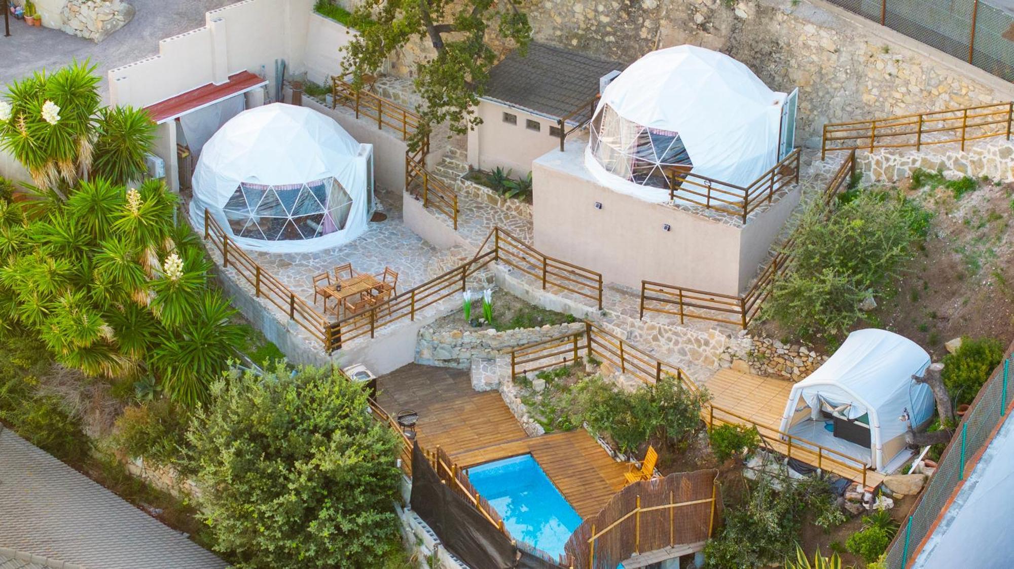 Aaa View Private Terrace Outdoor Heated Hot Tub Family Fun Villa Badalona Exterior photo